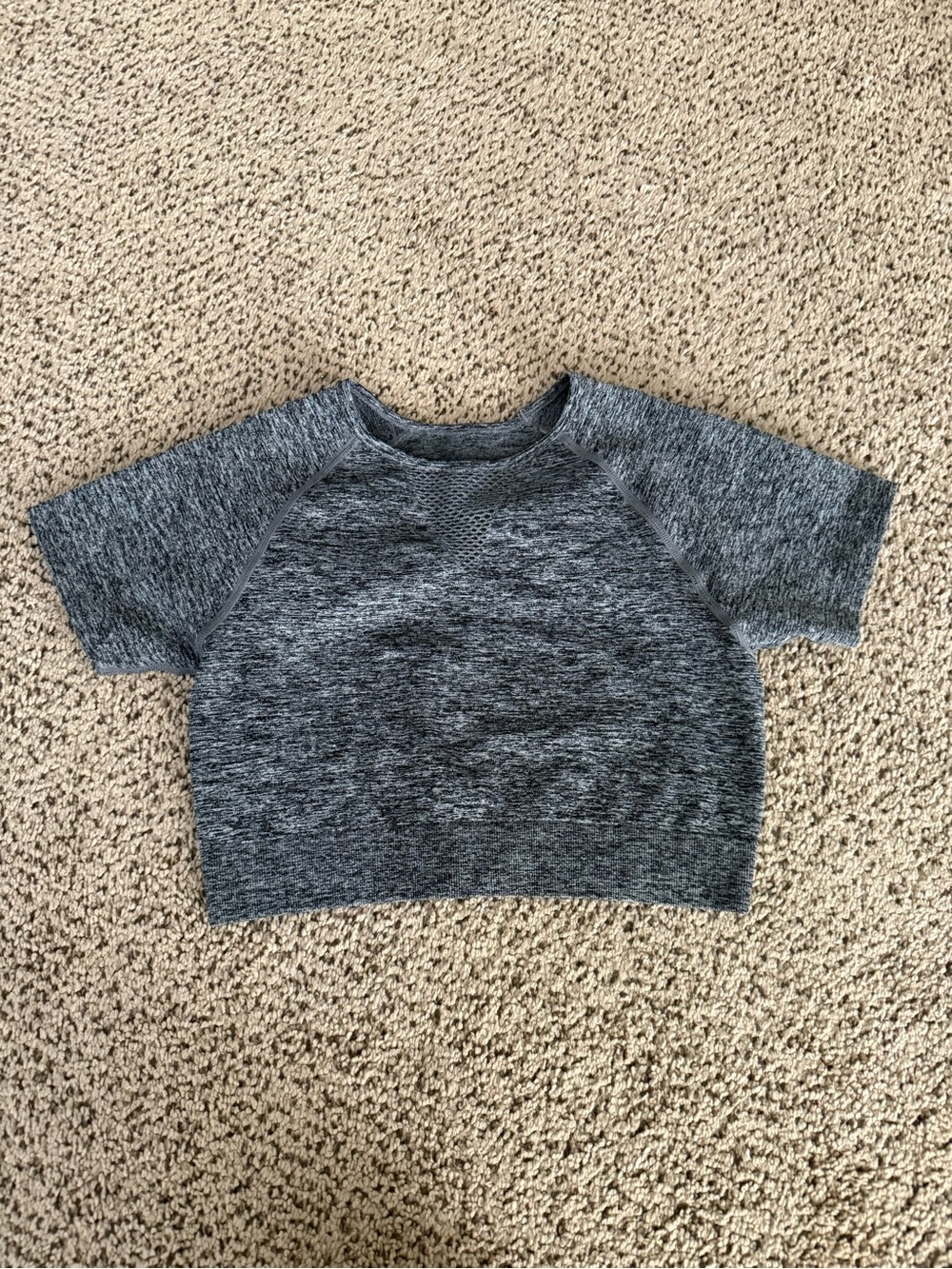 BuffBunny Heathered Gray Crop Top